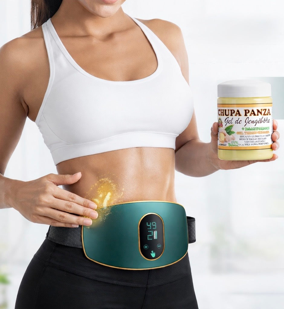 Pack Reductor Termoactivo: Gel de Jengibre + Faja Moldeadora Inteligente
