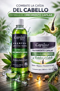 Shampoo + Tratamiento Capilar 5% Fórmula Activa | Fortalece, Nutre y Estimula el Crecimiento del Cabello | 500 ml
