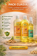 Pack Cuasia Natural Shampoo + Bálsamo + Loción | Cuidado Capilar Protector y Nutritivo 3 Productos