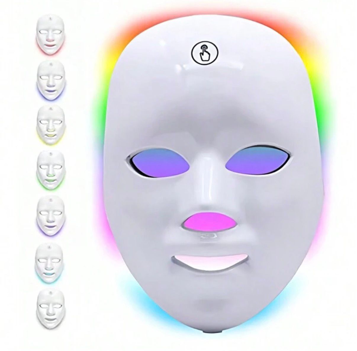 Máscara Facial LED Pro 7 Colores + Serum Facial de Regalo | Spa Facial Profesional en Casa