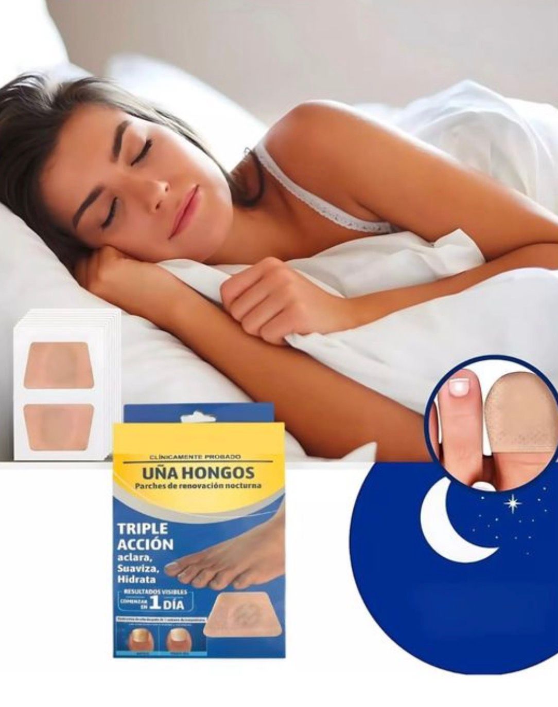 Parches para hongos y cuidado de las uñas + Regalo
